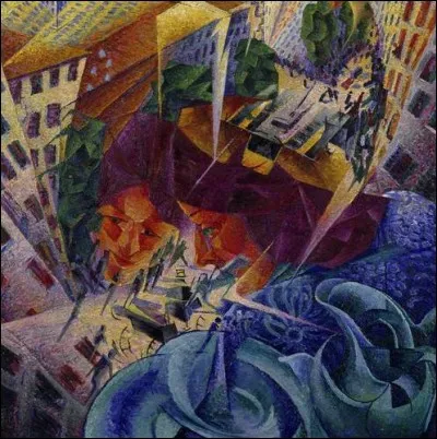 Quel est le titre de cette uvre de Boccioni ?