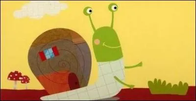 Que fait le 'petit escargot' 'aussitt qu'il pleut' ?
