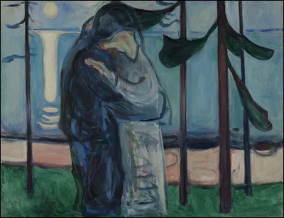 "Le Baiser sur la plage au clair de lune" est l'uvre de l'artiste :