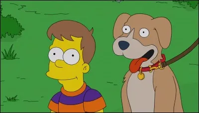 Quel était le nom du chien d'Homer lorsqu'il était enfant ?