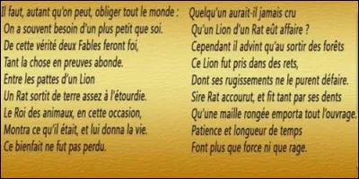 Quelle fable de La Fontaine se termine par "Patience et longueur de temps font plus que force ni que rage" ?