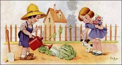 Avec quoi n'est-il jamais question de planter les choux dans la comptine 'Savez-vous planter les choux ?' ?