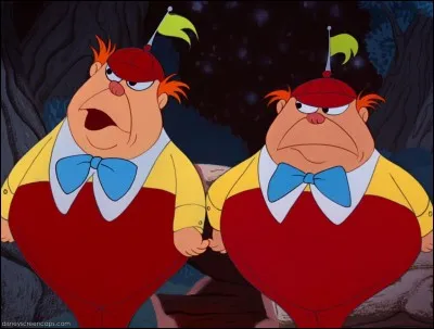 Quelle passion unit les deux jumeaux Tweedle Dee et Tweedle Dum ?