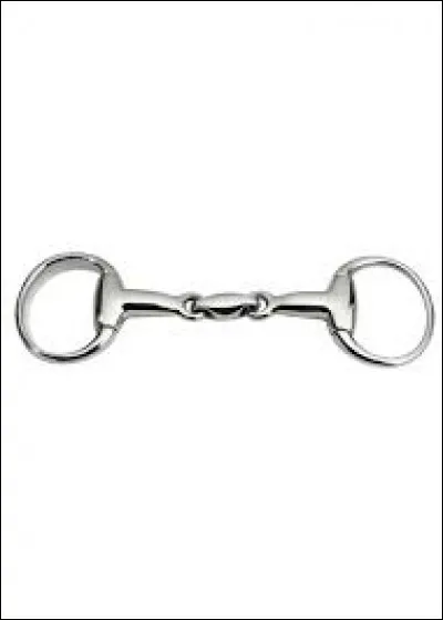 Le mors à double brisure est plus confortable pour le cheval (fait moins mal).