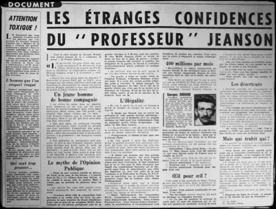 Qu'est-ce que le réseau Jeanson, dont les membres ont été poursuivis par la justice ?