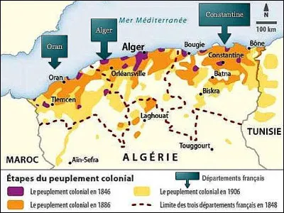 En 1954, quel statut possède le territoire de l'Algérie ?