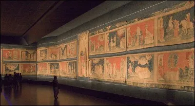 La tapisserie de l'Apocalypse est &agrave; :
