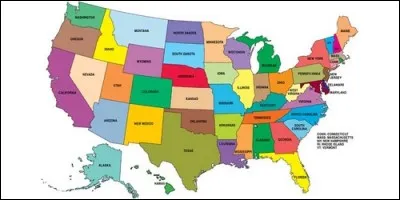 De quelle couleur sont les étoiles sur le drapeau des Etats-Unis ?