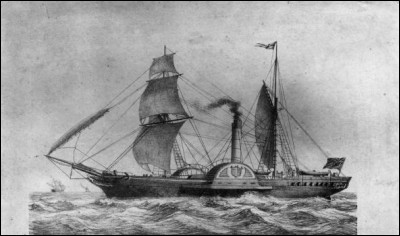 Second navire à vapeur à effectuer, en avril 1838, la traversée de l'Atlantique nord, il est le premier à avoir été construit spécifiquement pour celle-ci qu'il réalise en 15 jours 10 heures 30 minutes, soit une vitesse moyenne de 8,9 noeuds. C'est le ...