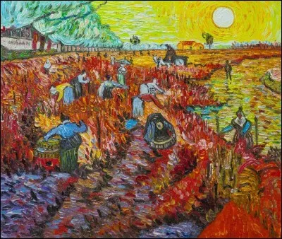 De quel artiste est le tableau "La Vigne rouge" ?