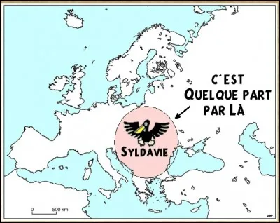 Lesquels de ces États ont été inventés par Hergé ?
