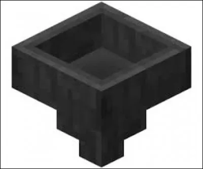 Avec quoi crafte-t-on un entonnoir ?