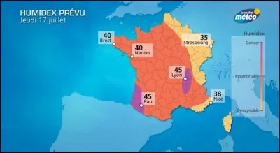 H : Humidex : l'indice Humidex qui est utilisé par les météorologues canadiens ne tient compte que de la température de...