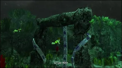 Qui, Cedric doit-il aller chercher dans le lac noir lors de la 2e épreuve ?