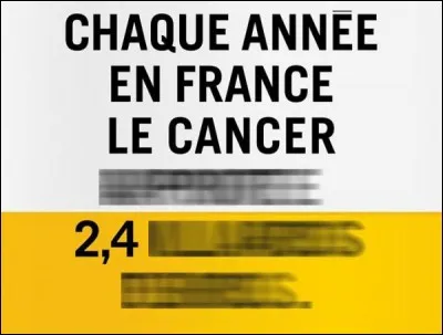 Complétez l'accroche de cette autre affiche de Médecins du Monde.