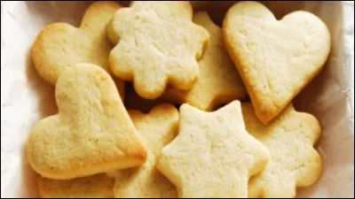 Petit gâteau sec à pâte friable :