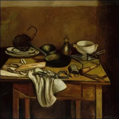 Et une autre "Table de cuisine" non moins jolie, peinte par l'artiste :