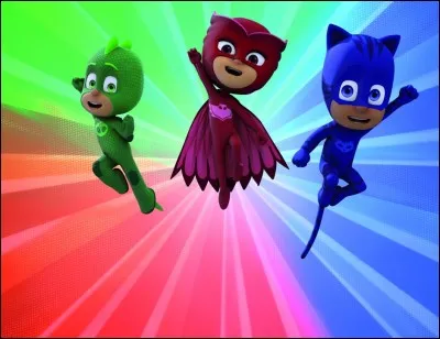 Dans "Les Pyjamasques" on peut voir Yoyo, Gluglu et Bibou.