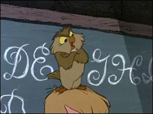 Quel est le nom du hibou dans 'Merlin l'Enchanteur' sorti en 1964 ?