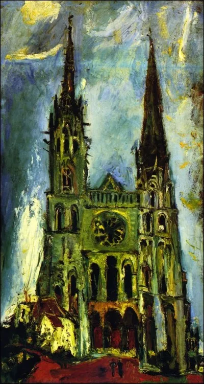 Quel artiste est l'auteur, en 1933, de cette "Cathédrale de Chartres" ?