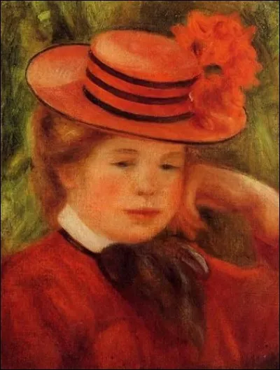 Et enfin, à qui appartient le tableau "Jeune fille avec un chapeau rouge" ?
