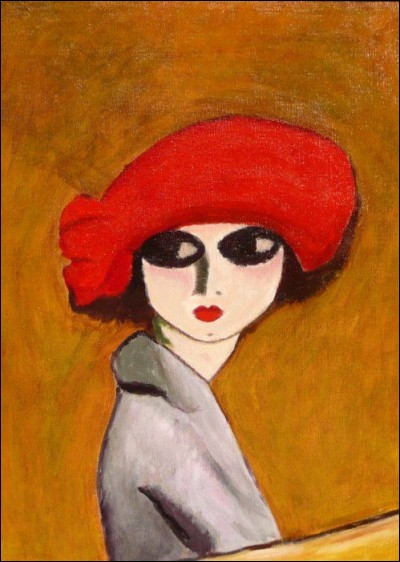 Magnifique chapeau rouge ! Quel est l'artiste qui a intitulé sa toile "Coquelicot" ?