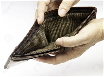 Ne pas percevoir beaucoup d'argent :