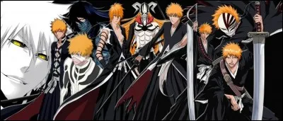 Laquelle de ces images correspond à la forme finale d'Ichigo en tant que Fullbringer ?