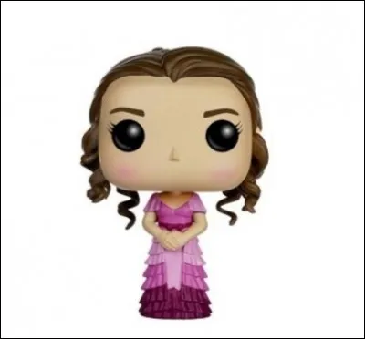 De quelle couleur est la robe d'Hermione ?