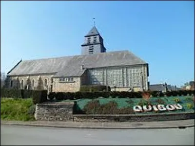 Vous avez sur cette image l'église Saint-Rémi de Quibou. Village normand, dans l'agglomération Saint-Loise, il se situe dans le département ...