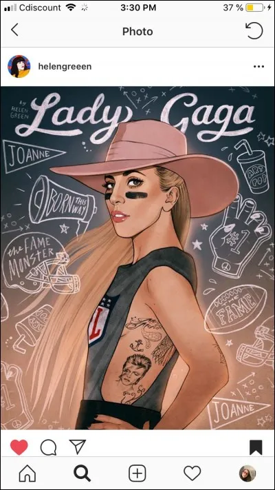 À qui rend-elle hommage dans son album "Joanne" ?