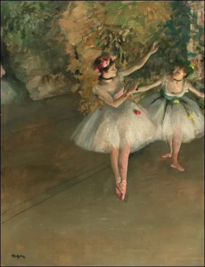 De quel peintre le tableau "Deux danseuses" est-il l'uvre ?