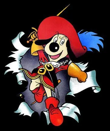 Dans ce dessin animc comment s'appellent les trois mousquetaires ?