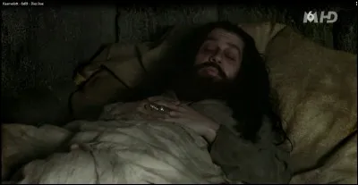 Au début du dernier épisode du Livre VI, après la tentative de suicide d'Arthur, quel est le premier personnage que l'on voit au chevet du roi ?