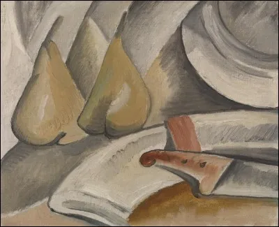 Qui a peint "Serviette, couteau et poires" ?