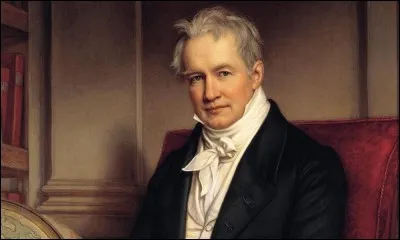 Mai 1859 : Le naturaliste, géographe et explorateur Alexander von Humboldt a laissé son nom de nombreuses fois, notamment pour désigner le ''courant de Humboldt'' :