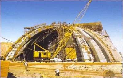 Cette opération de l'Unesco, à laquelle ont collaboré une cinquantaine de pays, devait faire en sorte que les temples soient désormais protégés par une superstructure de béton voûtée et que le tout soit intégré aux collines artificielles, à l'abri des eaux du lac Nasser.

Une vue qui explique tout : la science qui sauve l'histoire. Oui, mais une vue sous quel angle ?