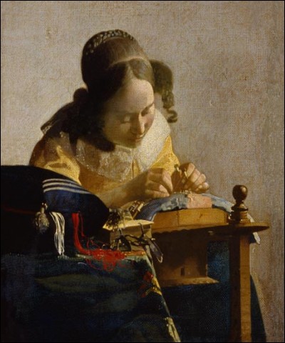 Quel célèbre peintre hollandais du XVIIe a peint "La Dentellière" ?