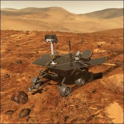 Sur quelle planète le robot Opportunity a-t-il été envoyé en 2004 à des fins géologiques ?