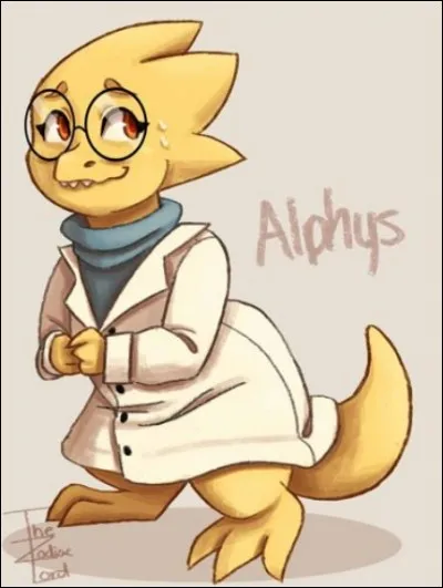 De qui Alphys est-elle amoureuse ?