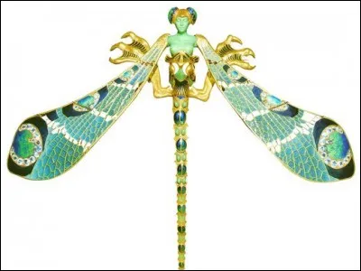 À qui était destinée la broche "Femme-libellule" de René Lalique ?