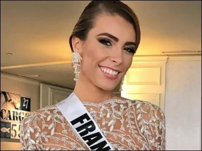 Première dauphine Miss France 2018
Election Miss Univers : Bangkok (Thaïlande)
Lauréate : Catriona Gray (Philippines)