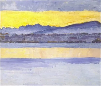 Qui a peint "Lac de montagne" ?