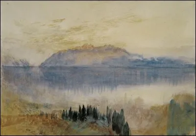 Qui a représenté le "Lac Léman avec la dent d'Oche, vue de Lausanne" ?