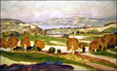 Qui a peint "Le Lac de Paladru" ?