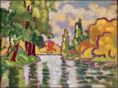 Qui est l'artiste du "Lac au Bois de Boulogne" ?