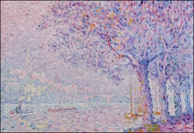 Qui a peint "Lac Lugano à Saint-Cloud" ?