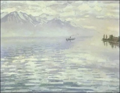 À qui doit-on cette peinture du "Lac Léman" ?