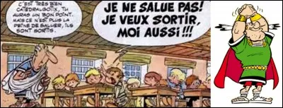 Ce petit personnage n'apparait que dans une seule des aventures d'Astérix, « le combat des chefs » ! Il y gagnera un « bon point » alors qu'il ne le recherchait pas du tout ! Mais est-ce vraiment un Gaulois ou plutôt un Gallo-Romain ?
Dans la version néerlandaise, il se nomme « Elastix ».
Qui est-il ?