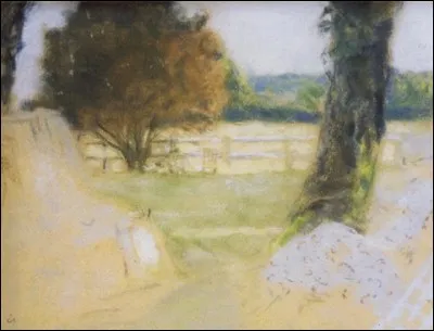 Qui est le peintre de "La Barrière blanche aux Clayes" ?